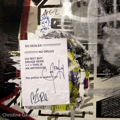 Atelier d'artiste à Berlin 5 - Graffiti - Photographie de Christine Gauche