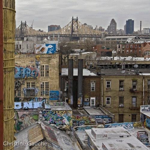 Vue de New-York - Graffiti - Photographie de Christine Gauche