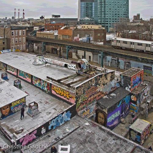 Metro de New-York - Graffiti - Photographie de Christine Gauche